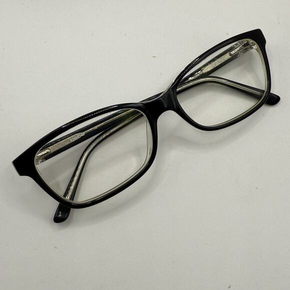 Bebe BB5085 038 Love Sick Jet Crystal Eyeglasses Black Clear Frame with Case - Picture 14 of 16